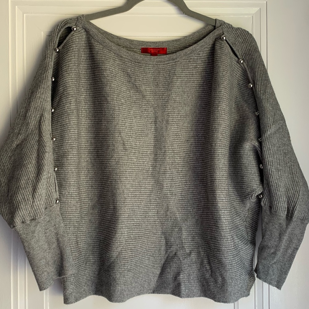 Jennifer Lopez grey sweater, Size XL